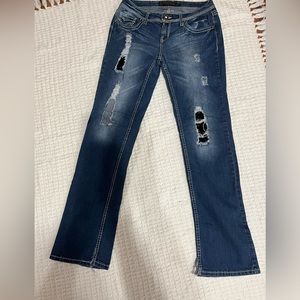 👖TwentyoneBlack Detailed Blingy👖Black Sequins Added 👖Curvy Fit Denim👖Fun Add